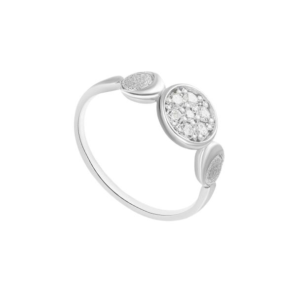 Nhẫn Bạc đính đá ECZ PNJSilver XMXMW060011